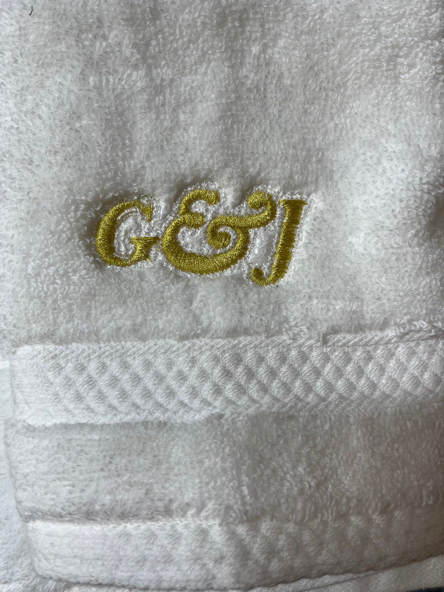 Custom Monogramed towels